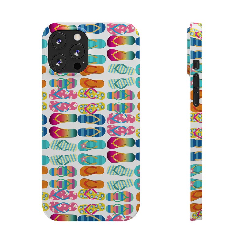 Just Flip Flops iPhone 12 Phone Cases image 1