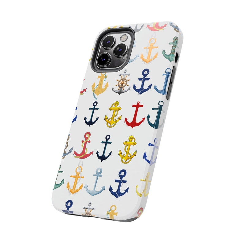 Anchors iPhone 12 cases. Brightly Colored Anchors for your Sailing and Boating Enthusiast image 9