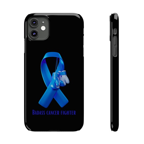 Badass Prostate Cancer Fighter iPhone 11 Phone Cases, cancer fighter, cancer warrior, cancer encouragement, cancer gift