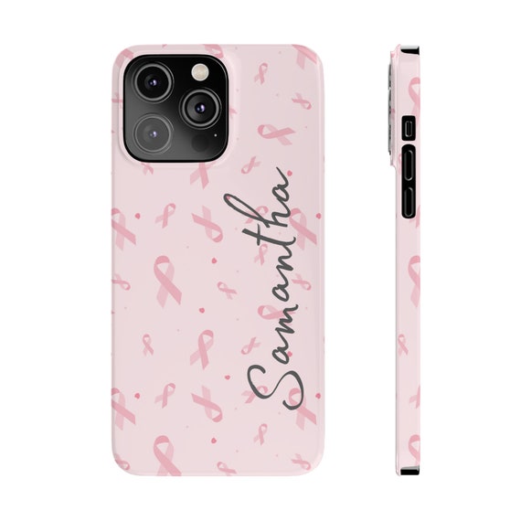 Personalized Breast Cancer Fighter iPhone 14 Phone Cases