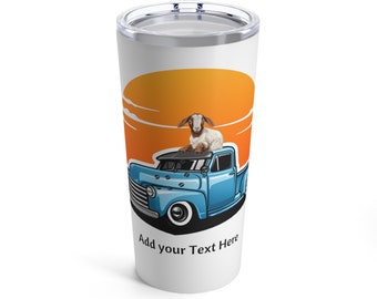 Personalized Goat Life Tumbler. So Funny! Create your personal custom Boer Goat tumbler, Goat Rancher, Boer Goat cut, Funny Goat icup