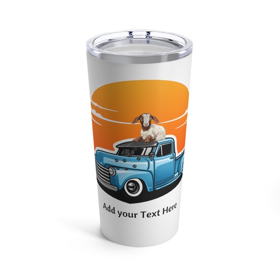 Personalized Goat Life Tumbler. So Funny! Create your personal custom Boer Goat tumbler, Goat Rancher, Boer Goat cut, Funny Goat icup