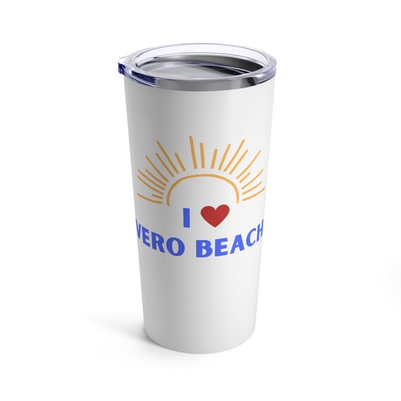 I Love Vero Beach Tumbler 20oz