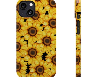 All About Sunflowers iPhone 13 Phone Cases, Boho Sunflower cell phone case