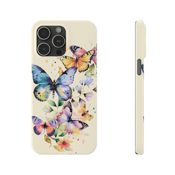Watercolor Butterfly iPhone 15 Phone, Butterfly Gifts, Butterfly Tumbler, Butterfly iPhone, Butterfly Gift Women, Butterfly Lover Gift