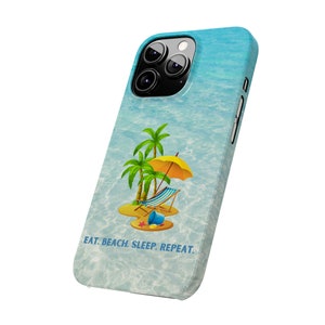 Eat. Beach. Sleep.. Repeat. iPhone 13 Phone Cases image 2