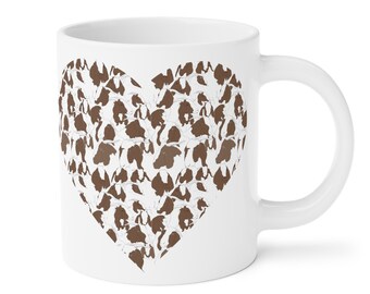 I Love Boer Goat Coffee Cup 15/20 oz, tasse de chèvre des Boers, grande tasse de chèvre des Boers, éleveur de chèvres des Boers, éleveur de chèvres des Boers, amateur de chèvres des Boers