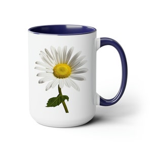 Daisy Coffee Mugs, 15oz image 1