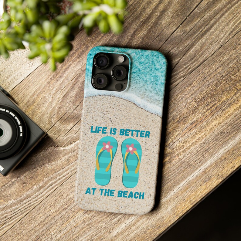 Life is Better at the Beach iPhone 15 Phone Cases image 3