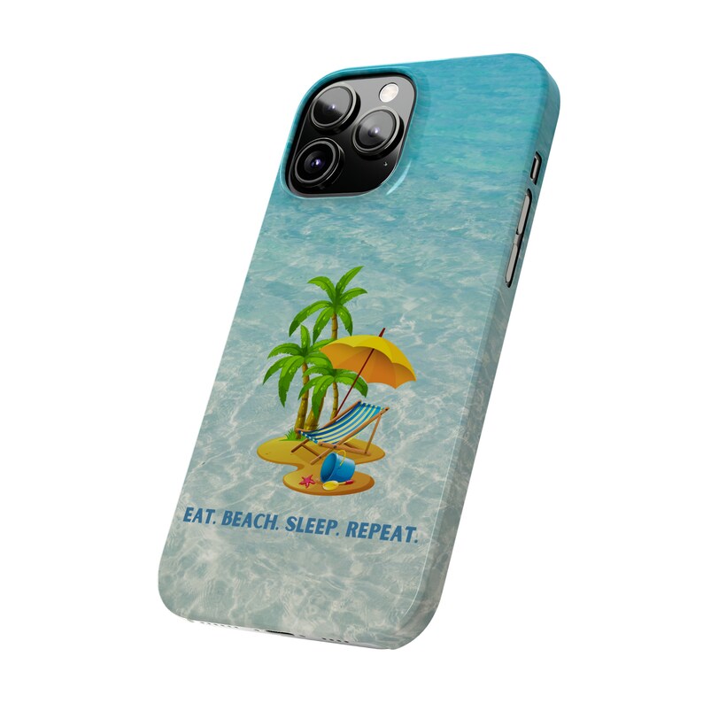 Eat. Beach. Sleep.. Repeat. iPhone 13 Phone Cases image 5