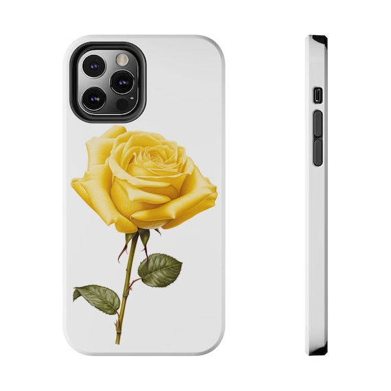 Yellow Rose iPhone 12 Cases