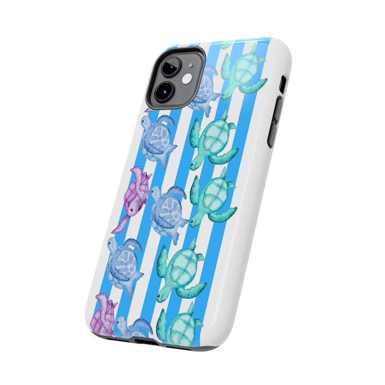 Sea Turtles iPhone 11 Cases, marine life, sea turtle enthusiast, turtle conservation, wildlife support, nature lover image 2