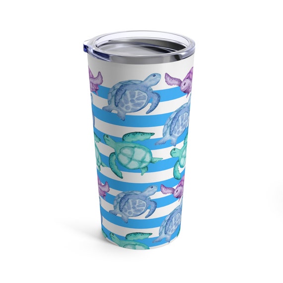 Sea Turtles Tumbler 20oz, marine life, sea turtle enthusiast, turtle conservation, wildlife support, nature lover