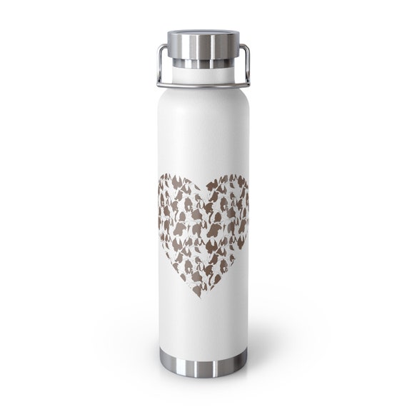 I Love Boer Goats Vacuum Insulated Bottle, 22oz. Perfect for Boer Goat rancher, Boer Goat Lover, Ranch Decor, Show Goat, Boer Meat Goat