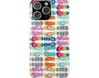 Just Flip Flops iPhone 16, iPhone 15, iPhone 14, iPhone 13, iPhone 12 Cases. Perfect for your Beach Lover