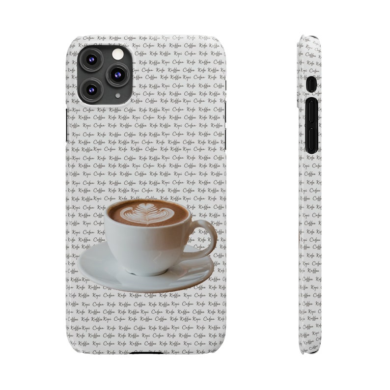 Coffee in Many Languages iPhone 11 Phone Cases image 1