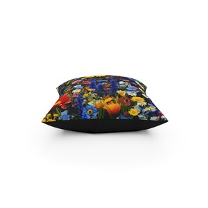 Colorful Wildflowers Broadcloth Pillow image 7