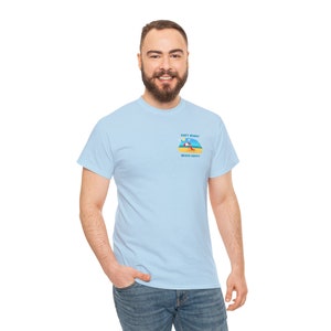 Don't Worry Beach Happy Cotton T-Shirt image 7