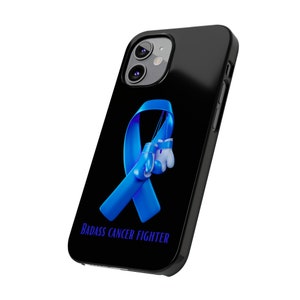 Badass Prostate Cancer Fighter iPhone 12 Phone Cases, cancer fighter, cancer warrior, cancer encouragement, cancer gift image 5