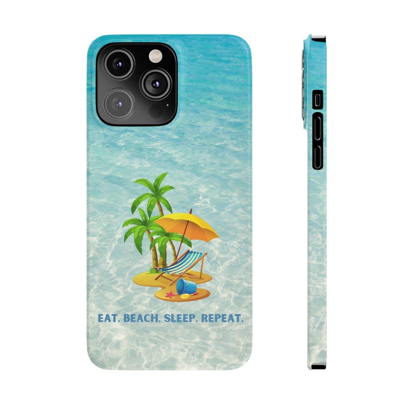 Eat. Beach. Sleep.. Repeat. iPhone 14 Phone Cases image 7