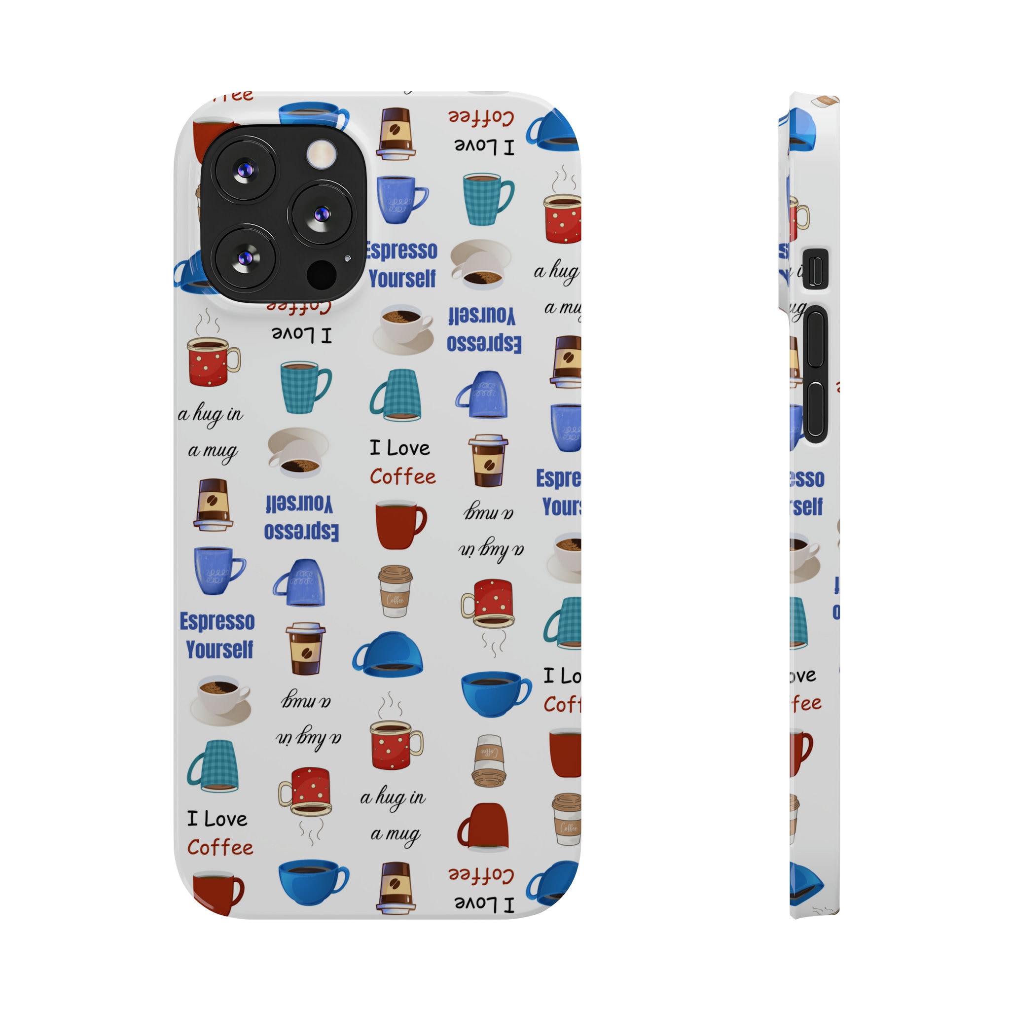 I Love Coffee iPhone 12 Phone Cases