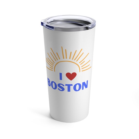 I Love Boston Tumbler 20oz