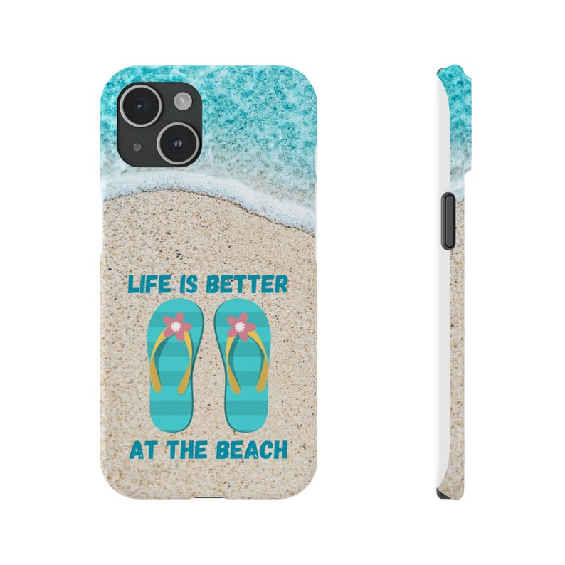Life is Better at the Beach iPhone 15 Phone Cases image 4