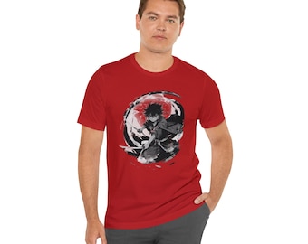 Anime-inspired hero graphic T-Shirt, Inspired by Anime Manga warrior, this shirt is perfect for your anime enthusiast