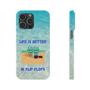 Life is Better in Flip Flops iPhone 15 Phone Cases image 10