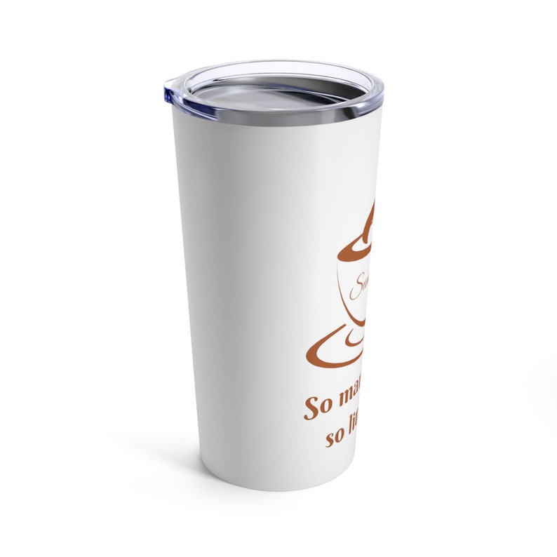 Personalized So Many Blends so Little Time Tumbler 20oz, Perfect custom cup for your favorite coffee lover 画像 3