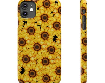 All About Sunflowers iPhone 11 Phone Cases, pho Sunflower cell phone case