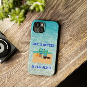 Life is Better in Flip Flops iPhone 15 Phone Cases image 6