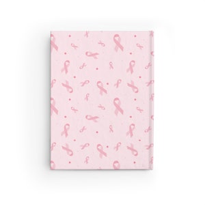 Personalized Badass Breast Cancer Fighter Blank Journal. Add the name of your favorite cancer warrior for the perfect gift image 2