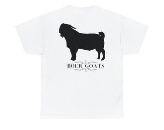 Boer Goat TShirt, Boer goat rancher, boer goats, Boer Goat shirt, Boer Goat Lover, Ranch Decor, Show Goat, Boer Meat Goat shirt