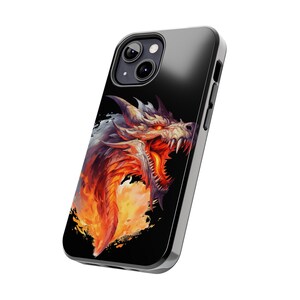 Angry Dragon iPhone 13 Cases, Knightcore, medieval, Fantasy, Flying Dragon, Fiery Golden Dragon image 8
