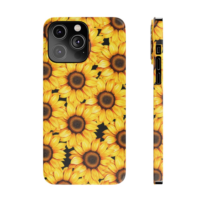 All About Sunflowers iPhone 14 Phone Cases, Boho Sunflower iPhone 14 case image 4