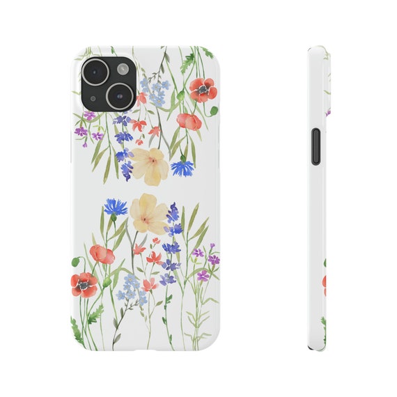 Boho Wildflowers iPhone 15 Cases. iPhone case wildflowers, wildflowers, iPhone 12, cottagecore, botanical iPhone case, gardener iPhone case