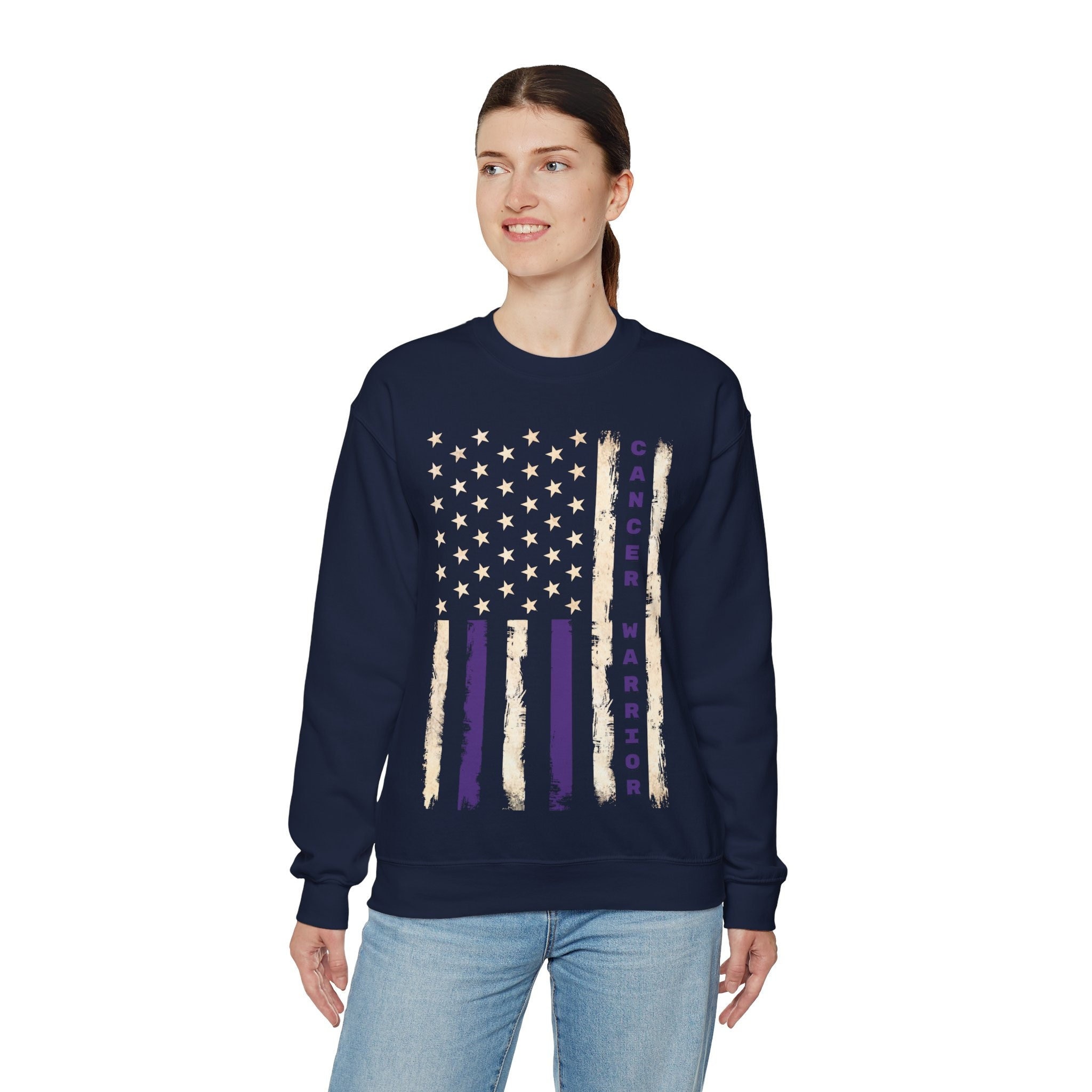 Gynecological Cancer Warrior Sweatshirt. Cancer awareness, cancer fighter, cancer warrior, cancer encouragement, cancer gift