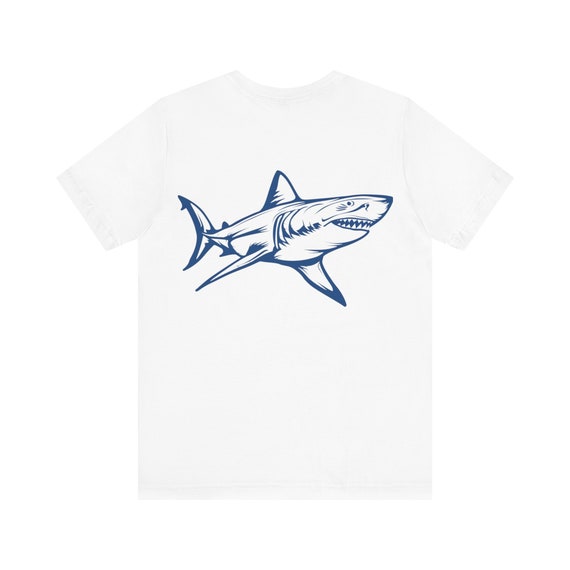 Great White Shark T-Shirt, Shark Shirt, Great White Shark Shirt, Shark Gift, Great White Shark Drawing, Beach shirt