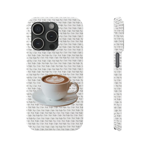 Coffee in Many Languages iPhone 15 Phone Cases