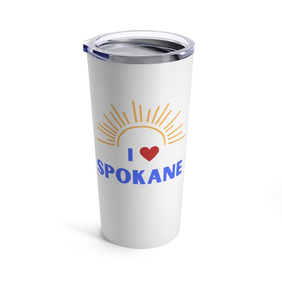 I Love Spokane Tumbler 20oz