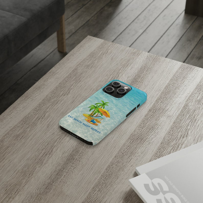 Eat. Beach. Sleep.. Repeat. iPhone 14 Phone Cases image 2