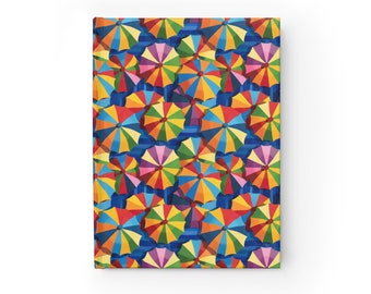 Colorful Umbrellas Journal is the perfect gift for Mom, wives, daughters, or teachers