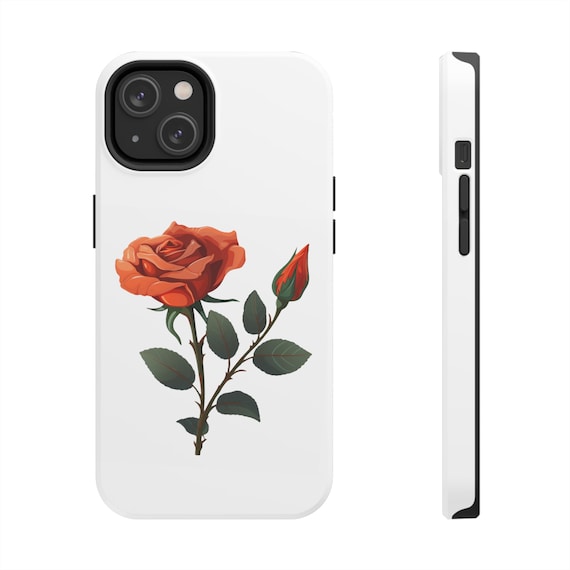 Orange Rose iPhone 14 Cases