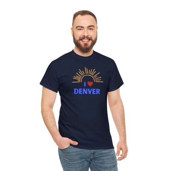 I Love Denver T-shirt, Great place to live, best city shirt, city pride shirt, gift for friend, gift for Mom, gift for Dad, Denver shirt