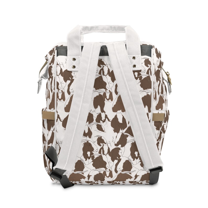 Boer Goat Tote Backpack. Perfect backpack for everyday, for Boer Goat shows and Boer Goat Moms image 2