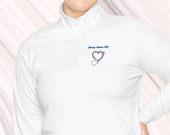 Gepersonaliseerde Doctor-trui met kwartrits - Sport-Tek®, maten S-3XL