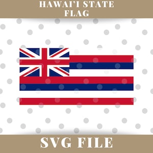 Hawai’i State Flag SVG