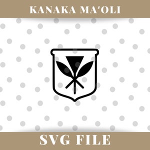 Kanaka Maoli Emblem SVG