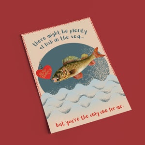 Plenty of Fish Valentine's Card Digital Download for Messaging & Printing  Y Studio Exclusive